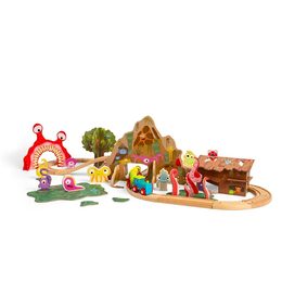 Bigjigs Rail Dřevěná vláčkodráha Příšerky