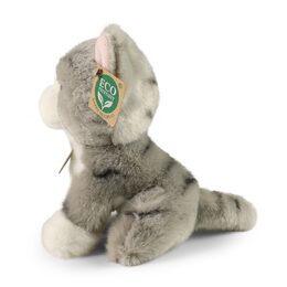 Rappa Plyšová kočka šedá 18 cm ECO-FRIENDLY