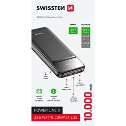 POWER LINE Powerbanka 10000mAh SWISSTEN