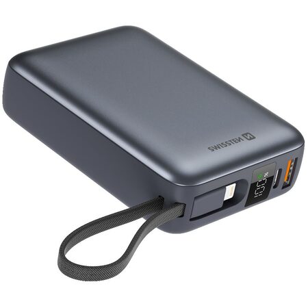 Powerbanka 20000mAh 22.5W silv. SWISSTEN