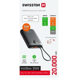 VOLTBOX 35W Powerbanka 20000mAh SWISSTEN