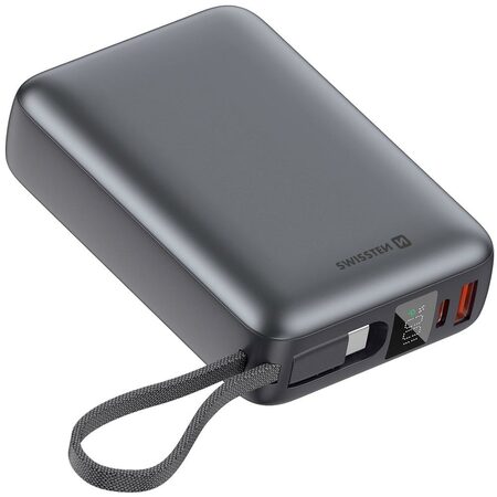 Powerbanka 20000mAh 45W silv. SWISSTEN