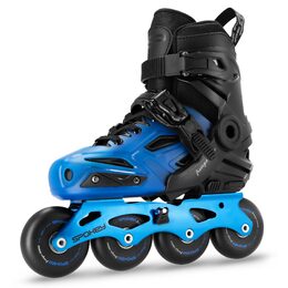 Spokey FREESPO JUNIOR Dětské kolečkové brusle, modré, vel. 35-38
