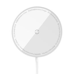 Bezdrátová nabíječka do sítě Baseus Simple Mini3 15W USB-C bílá