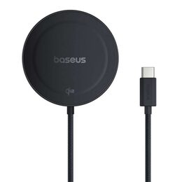 Bezdrátová nabíjecí magnetická podložka Baseus Simple Mini4 Qi2 15W černá