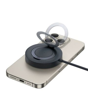 Bezdrátová nabíjecí magnetická podložka Baseus Simple Mini4 Qi2 15W černá