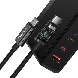 Rychlonabíječka do sítě Baseus GaN5 Pro 140W  2x USB-C, 1x USB černá