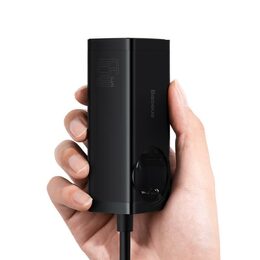 Rychlonabíječka do sítě Baseus GaN3 Pro, 2x USB-C, 2x USB + AC 65W černá