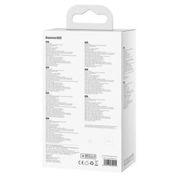 Rychlonabíječka do sítě Baseus GaN3 Pro, 2x USB-C, 2x USB + AC 65W černá