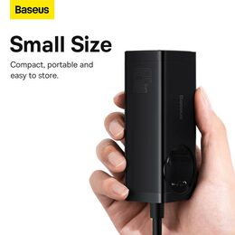 Rychlonabíječka do sítě Baseus GaN3 Pro, 2x USB-C, 2x USB + AC 65W černá