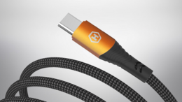 Kabel Hammer USB-C/USB-C 100W 1m černý
