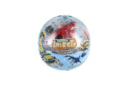 Stavebnice brouk plast 6cm mix druhů v kouli 12ks v boxu