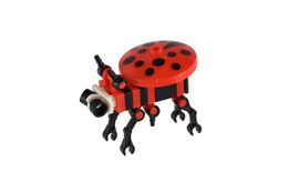 Stavebnice brouk plast 6cm mix druhů v kouli 12ks v boxu