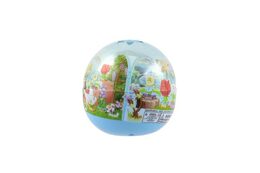 Stavebnice mini květina plast 6cm mix druhů v kouli 12ks v boxu