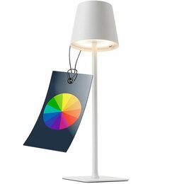 Classbach TL 4025 LED Dobíjecí stolní lampa bílá 38 cm