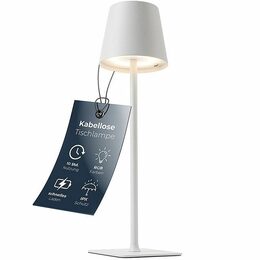 Classbach TL 4025 LED Dobíjecí stolní lampa bílá 38 cm