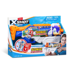 ZURU X-SHOT Vodní pistole SONIC the Hedgehog Fast Fill Skins