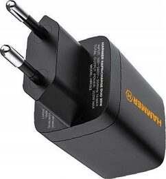 Nabíječka do sítě Hammer RapidCharge Duo 30W, 1xUSB, 1xUSB-C černá
