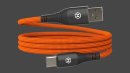 Kabel Hammer USB/USB-C 65W 1m oranžový