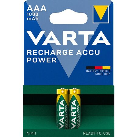 HR03 2BP AAA NiMH 1000mAh VARTA