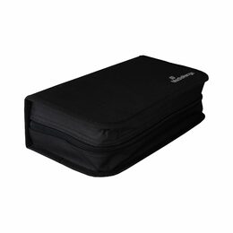 Pouzdro na 96 CD/DVD zapínací, černé