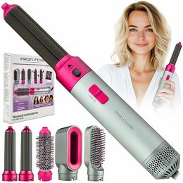 ProfiCare HAS 3132 P Multifunkční kulma na vlasy 1000W šedá/růžová