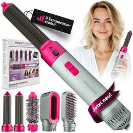 ProfiCare HAS 3132 P Multifunkční kulma na vlasy 1000W šedá/růžová