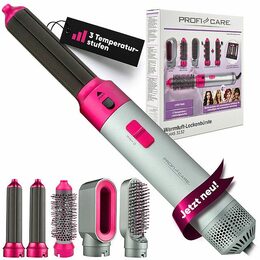 ProfiCare HAS 3132 P Multifunkční kulma na vlasy 1000W šedá/růžová