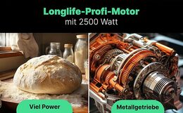 ProfiCook KM 1254 kuchyňský robot XXL 12L, 2500W