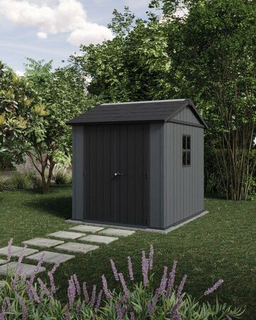 Zahradní domek Keter Newton Plus wide 7x7,5 šedý, s podlahou
