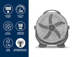 Beper P206VEN560 podlahový ventilátor 50cm, 100W