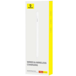 Stylus Baseus Smooth Writing 2 s bezdrátovým a kabelovým nabíjením USB-C bílý