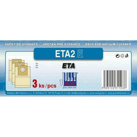 ETA 2 E SÁČK DO VYSAVAČE 3 KS JOLLY