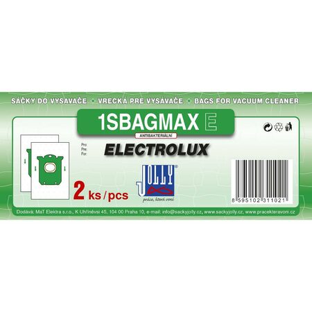 MAX 1S BAG E SÁČKY ELECTROLUX 2 KS JOLLY