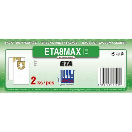 MAX ETA 8 E SÁČKY ETA 2KS EKONOM. JOLLY