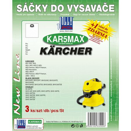MAX KAR 5 SÁČKY KÄRCHER 3 KS JOLLY