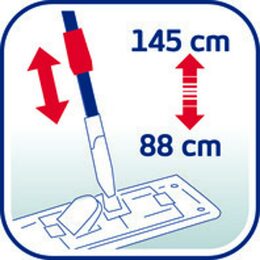 55512 MOP POWER CLEAN TELES.TYČ LEIFHEIT