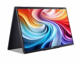 Monitor Acer PD163Qbmiuux 15.6",LED podsvícení, IPS panel, 8ms, 1000: 1, 250cd/m2, 1920 × 1080 Full HD, - černý