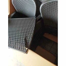 PROGARDEN Zahradní nábytek sada 4 ks + polstry JUNGLE - design. vada KO-042981520sleva