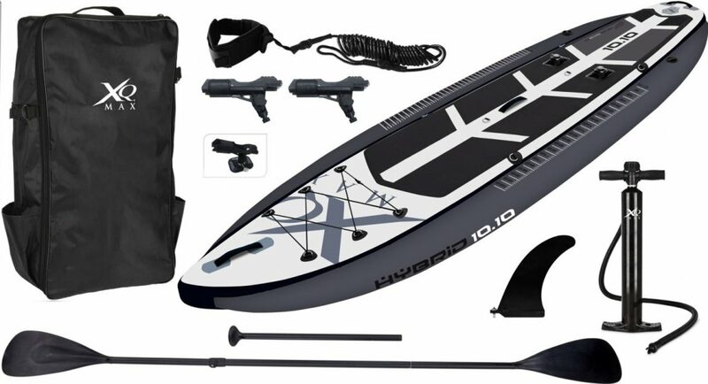 XQMAX Paddleboard pádlovací prkno 330 cm s kompletním příslušenstvím černá - design. vada KO-8DP001520sleva