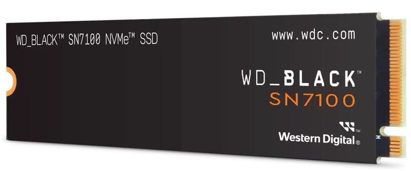 WD Black SN7100/1TB/SSD/M.2 NVMe PCIe/Gen 4,(R:7250, W:6900MB/s)