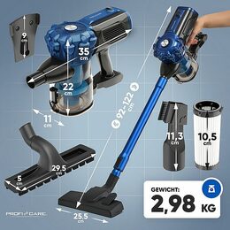 ProfiCare BS 3133 ruční vysavač 2v1,600W