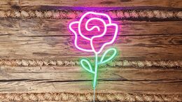 2Kids Toys LED NEON LIGHT lampička Růže
