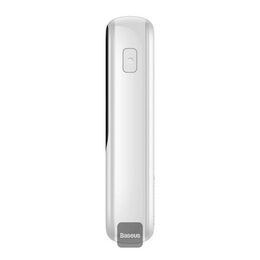 Powerbanka Baseus Qpow Pro 10000mAh, 20W, s kabelem Lightning bílá