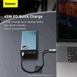 Powerbanka Baseus Adaman Metal 20000mAh, 65W modrá