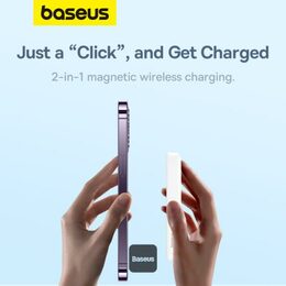 Bezdrátová powerbanka Baseus Magnetic Mini Air 6000mAh, 20W bílá