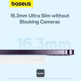 Bezdrátová powerbanka Baseus Magnetic Mini Air 6000mAh, 20W bílá