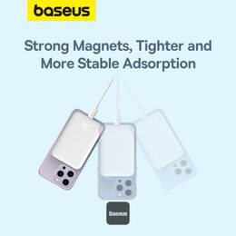 Bezdrátová powerbanka Baseus Magnetic Mini Air 6000mAh, 20W bílá