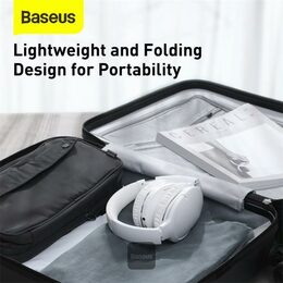 Bluetooth sluchátka Baseus Encok D02 Pro bílá