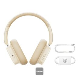 Bluetooth sluchátka Baseus Bowie H1i s ANC bílá